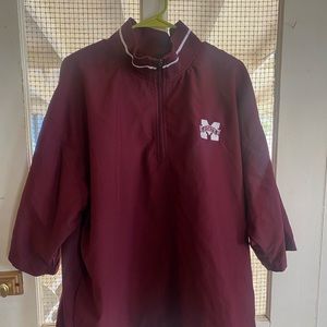 Men’s extra large Mississippi State Bulldogs windbreaker shirt.